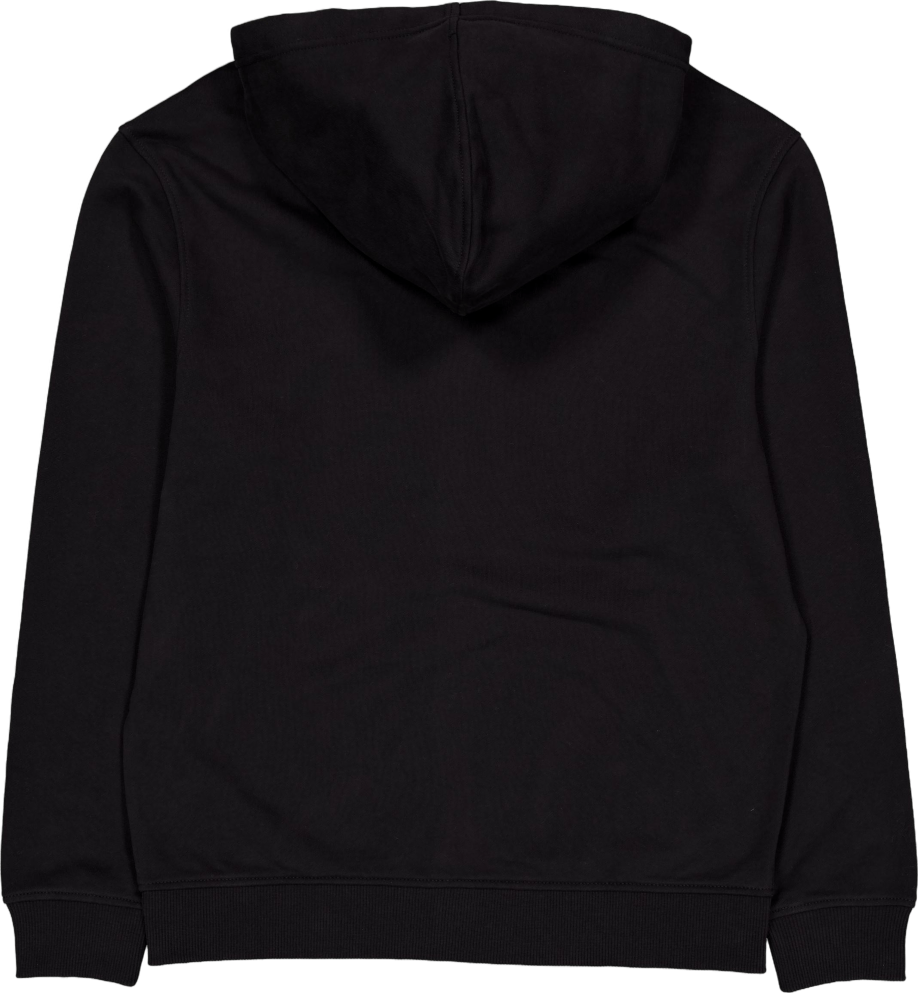 Woven Label Zip Through Hoodie Beh Ck Black - Bild 2