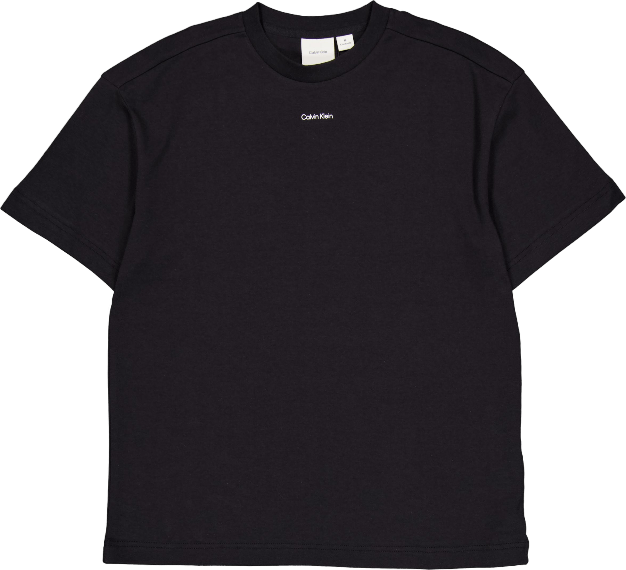 Nano Logo Interlock T-shirt Beh Ck Black, Male, Odzież, Tops, Czarny, S