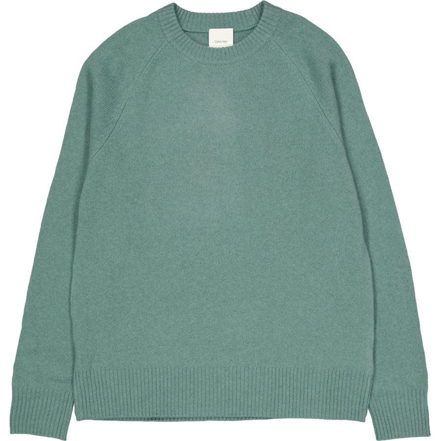 Luxury Wool Cn Sweater Ced Dark Forest