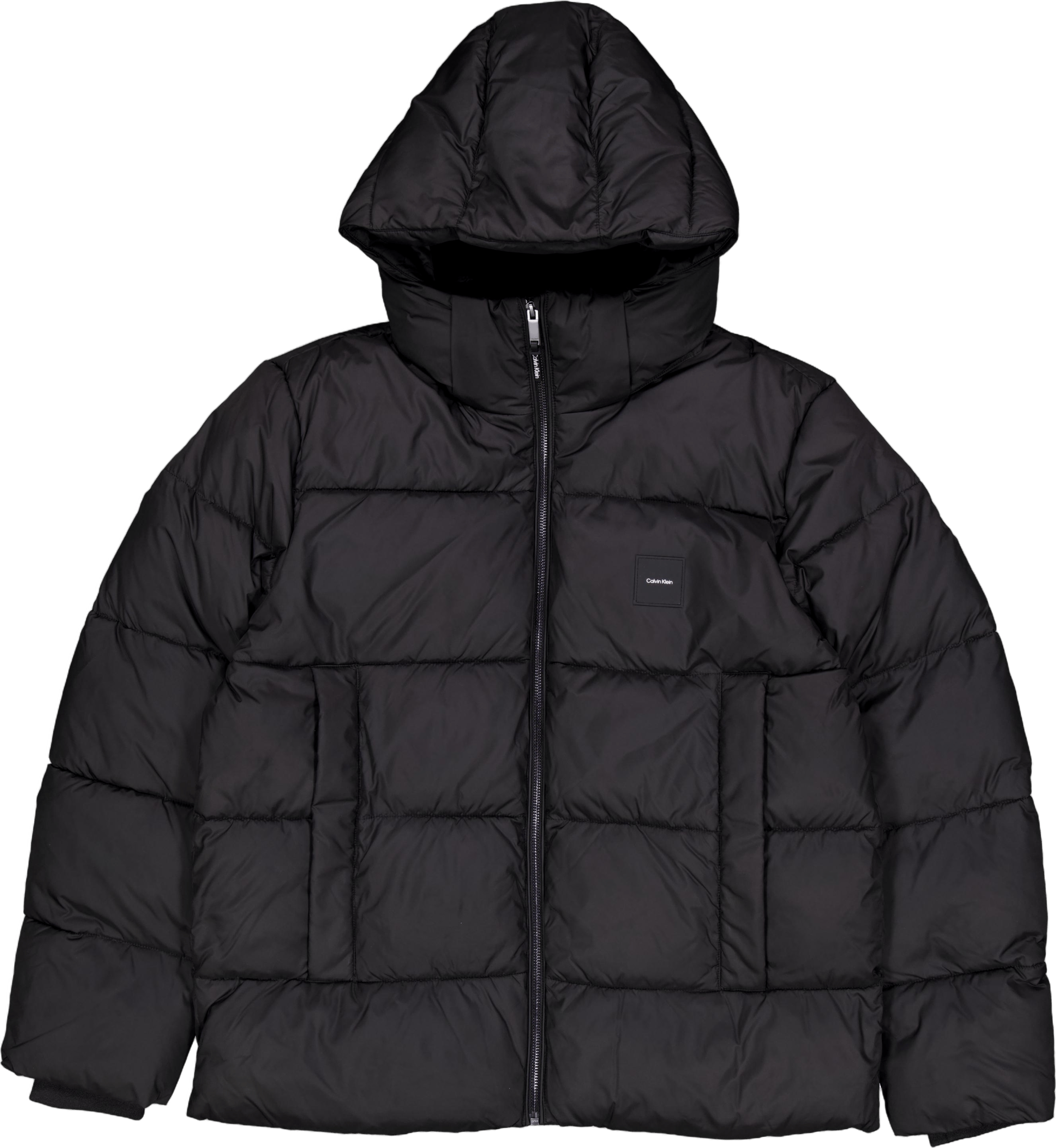 Hooded Quilt Puffer Mw Beh Ck Black, Male, Apparels, jackets, Black, XL