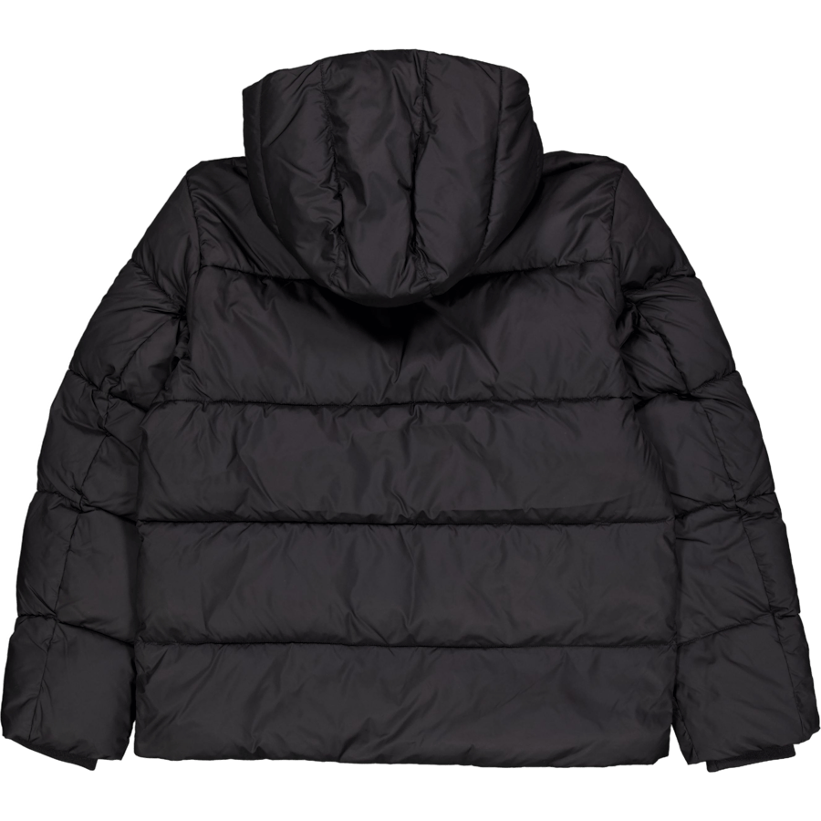 Hooded Quilt Puffer Mw Beh Ck Black - Bild 2
