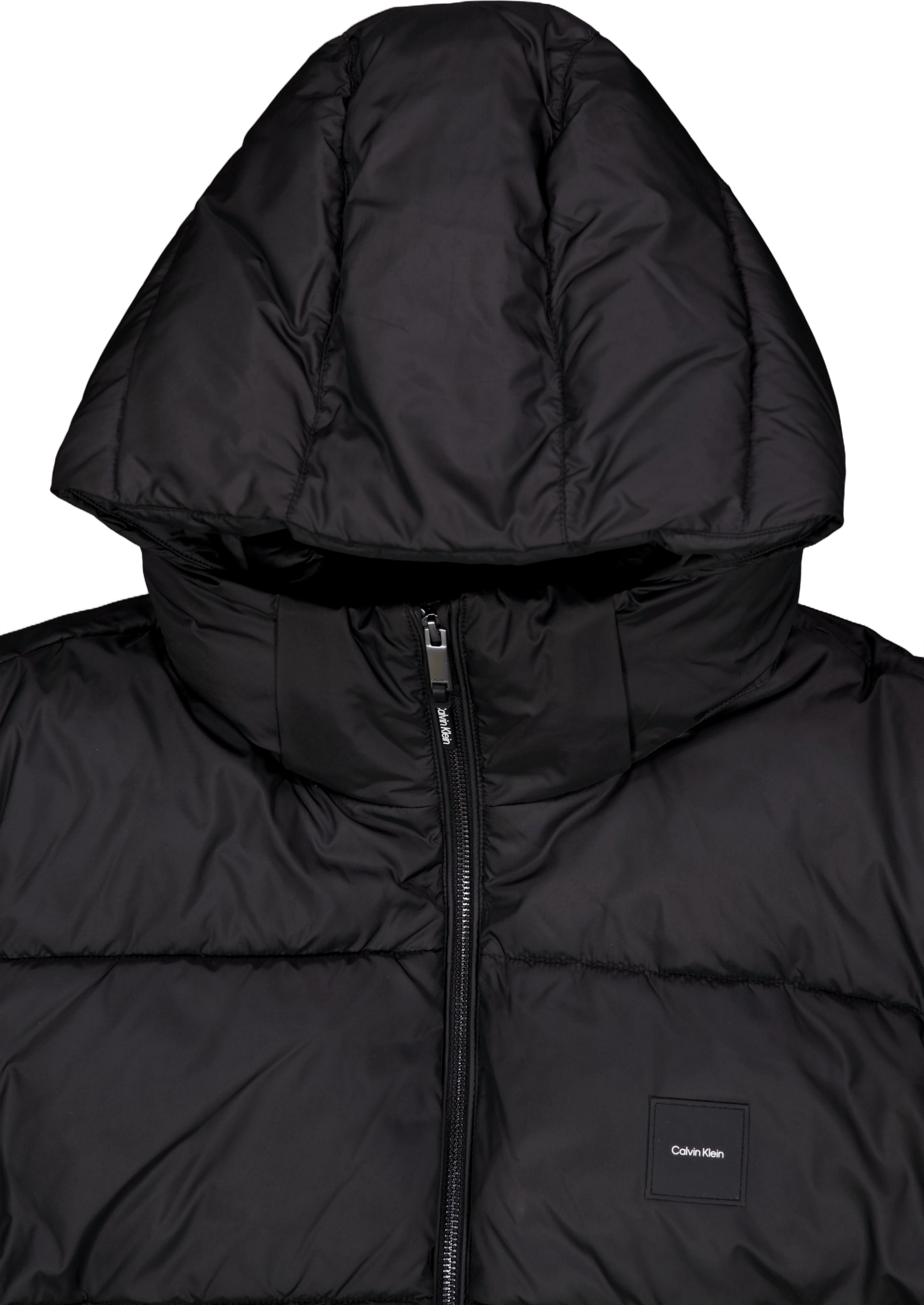 Hooded Quilt Puffer Mw Beh Ck Black - Bild 3