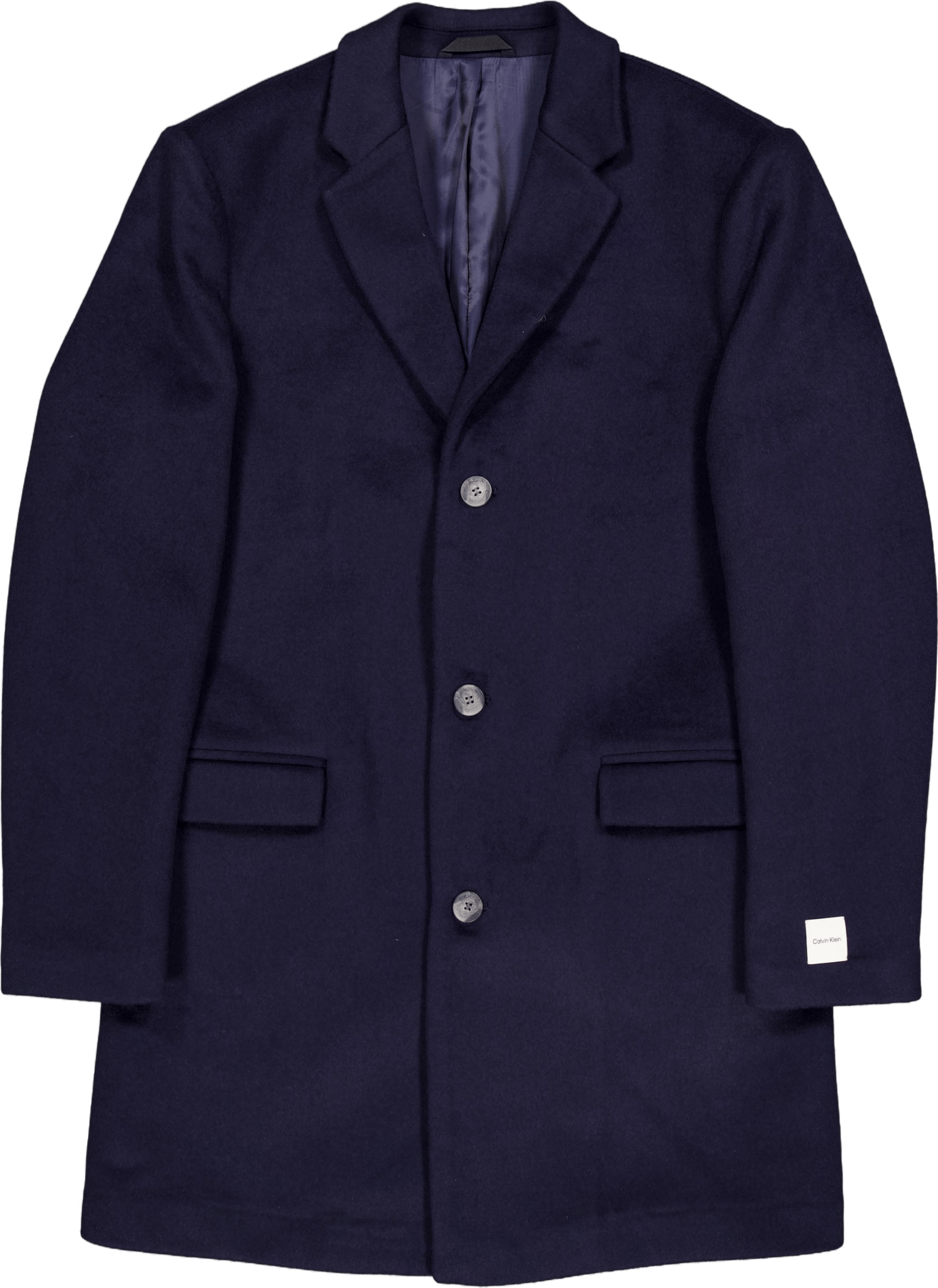 Fine Wool Blend Coat Chw Night Sky