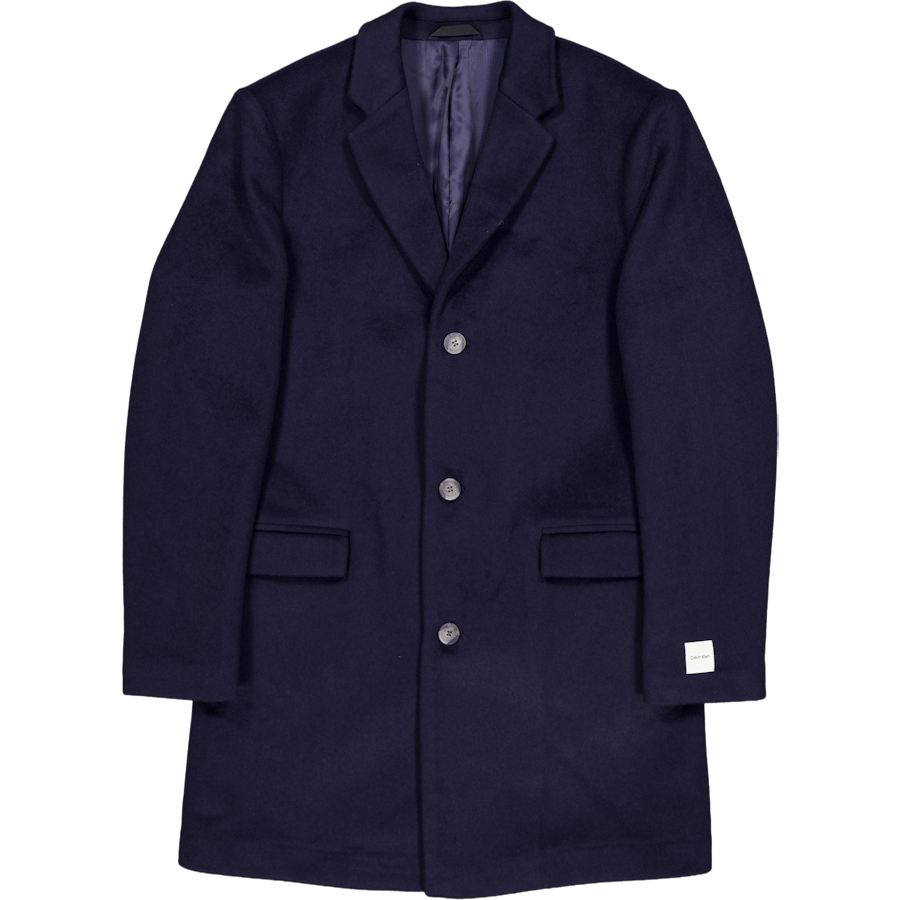 Fine Wool Blend Coat Chw Night Sky