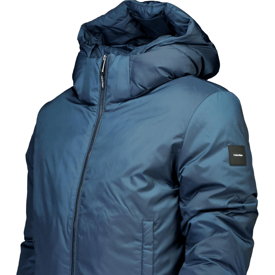 Non Quilt Padded Hooded Jacket Ppk Ink - Bild 3