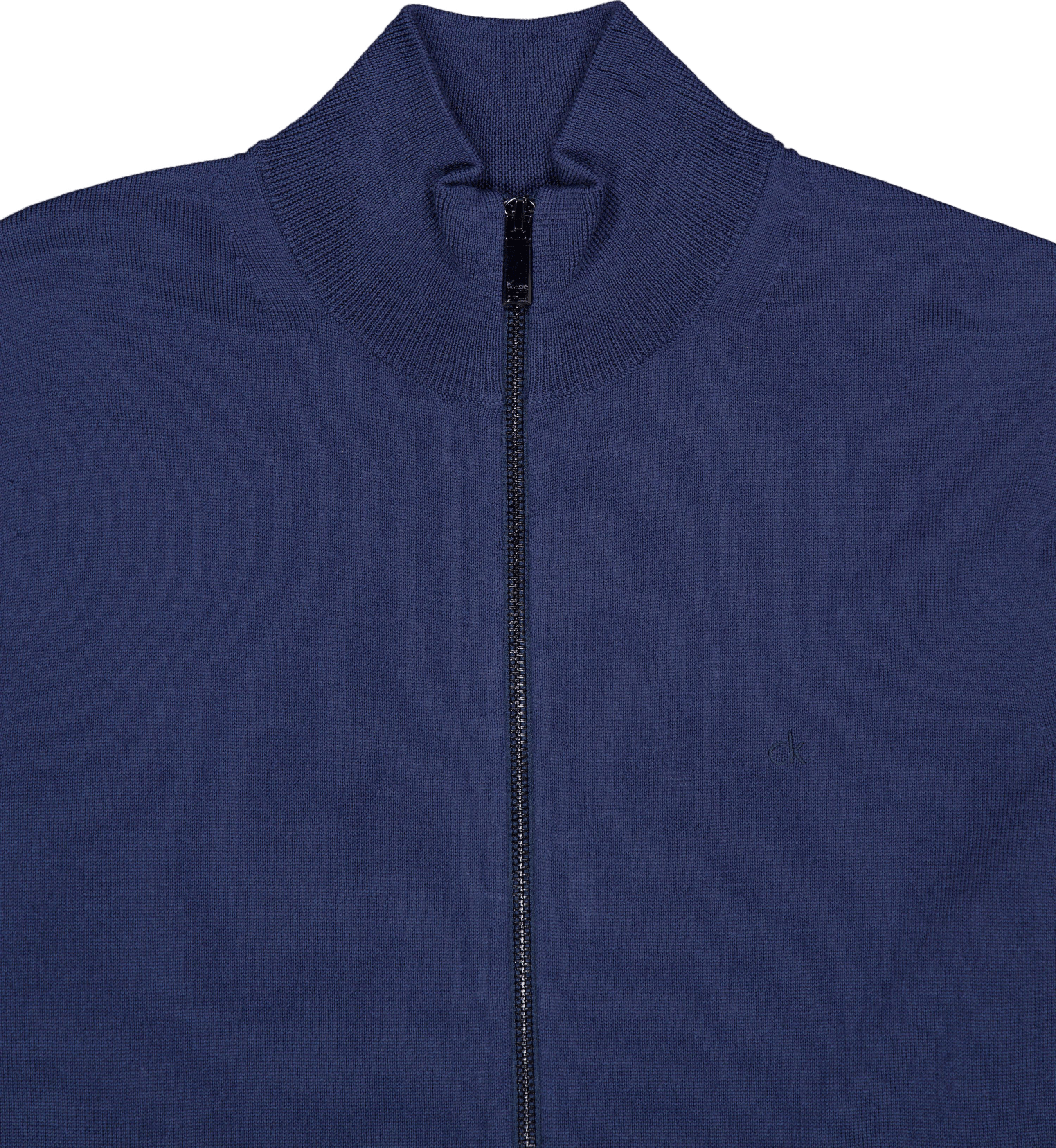 Merino Rws Zip Through Jacket Ppk Ink - Bild 3