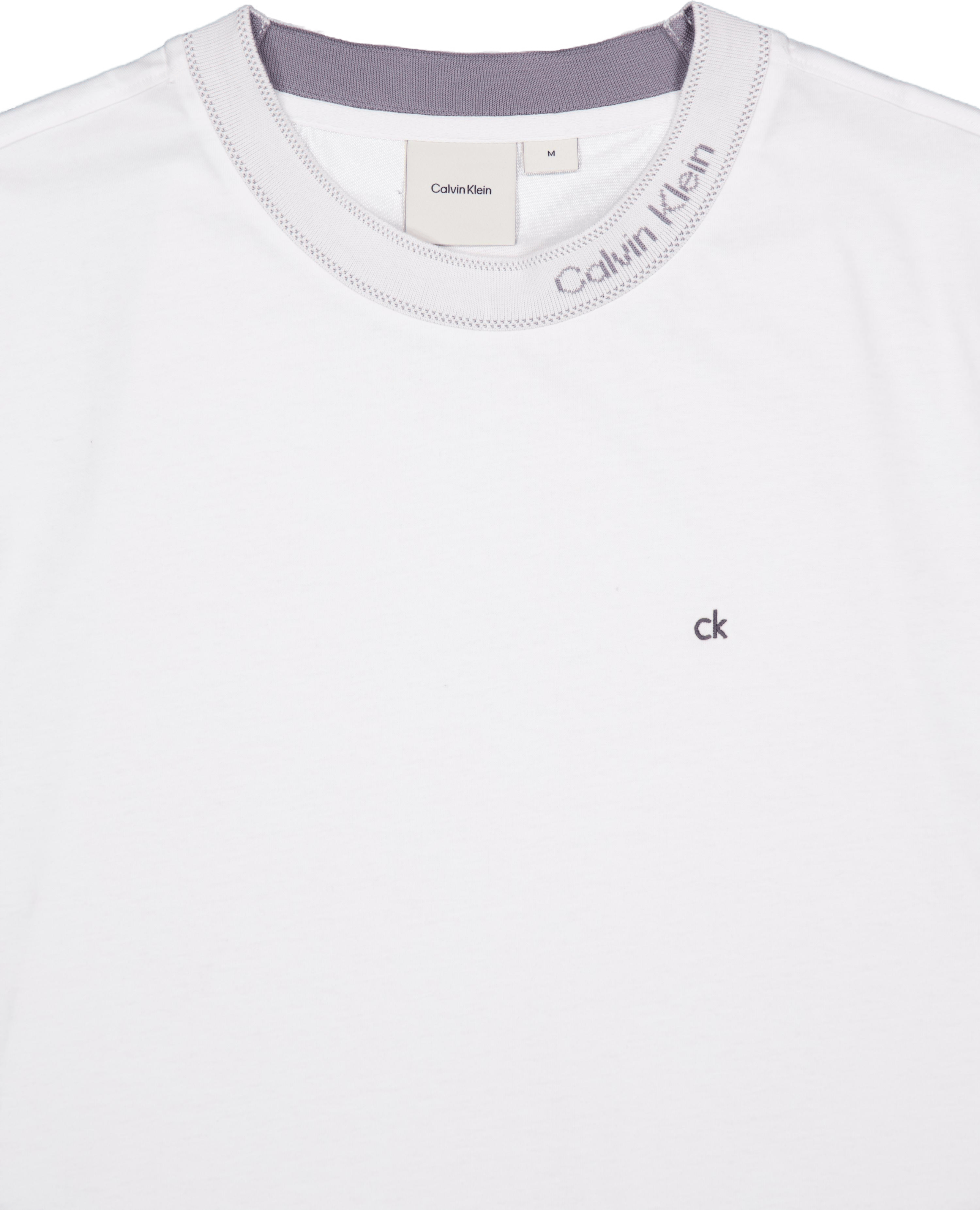 Neck Logo T-shirt Yaf Bright White - Bild 3