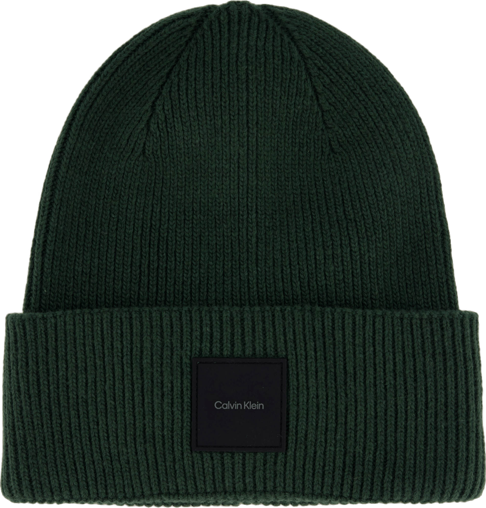 Cotton/wool Fine Rib Beanie M14 Midnight Forest