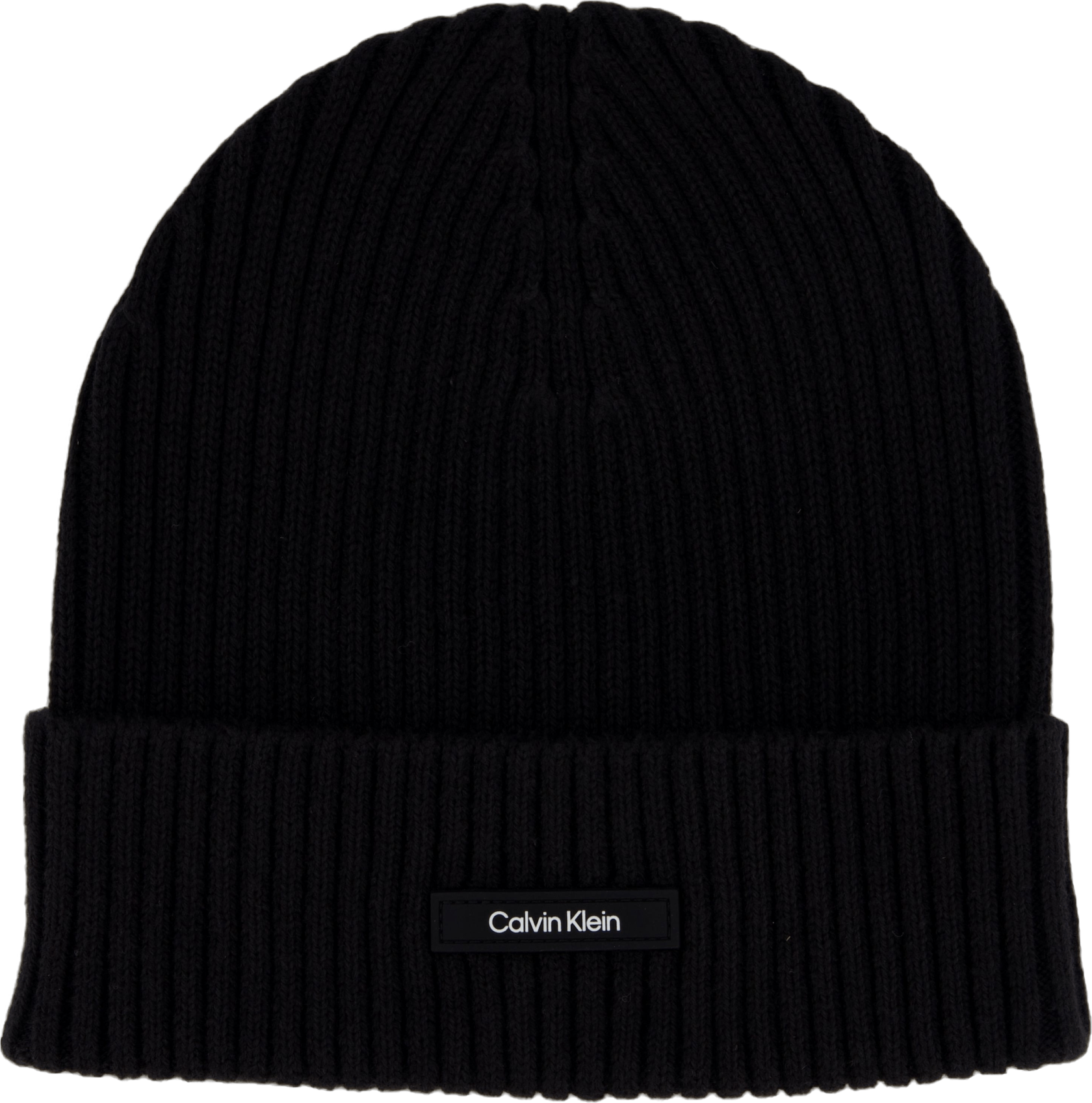 Classic Cotton Rib Beanie Beh Ck Black, Male, Apparels, Hats & Caps, Black, ONESIZE
