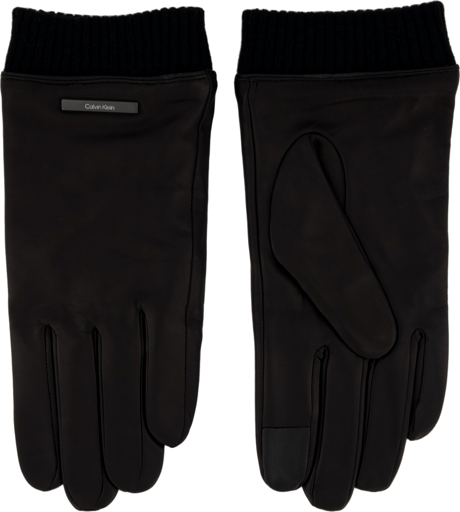 Leather Warm Lined Gloves Beh Ck Black