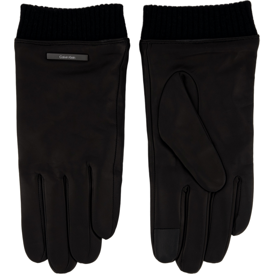Leather Warm Lined Gloves Beh Ck Black