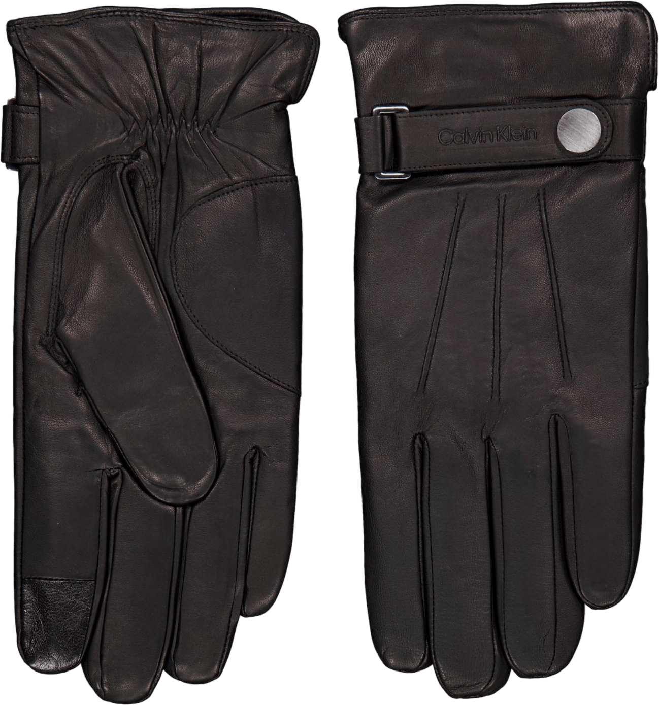 Leather Rivet Gloves Beh Ck Black - Bild 2