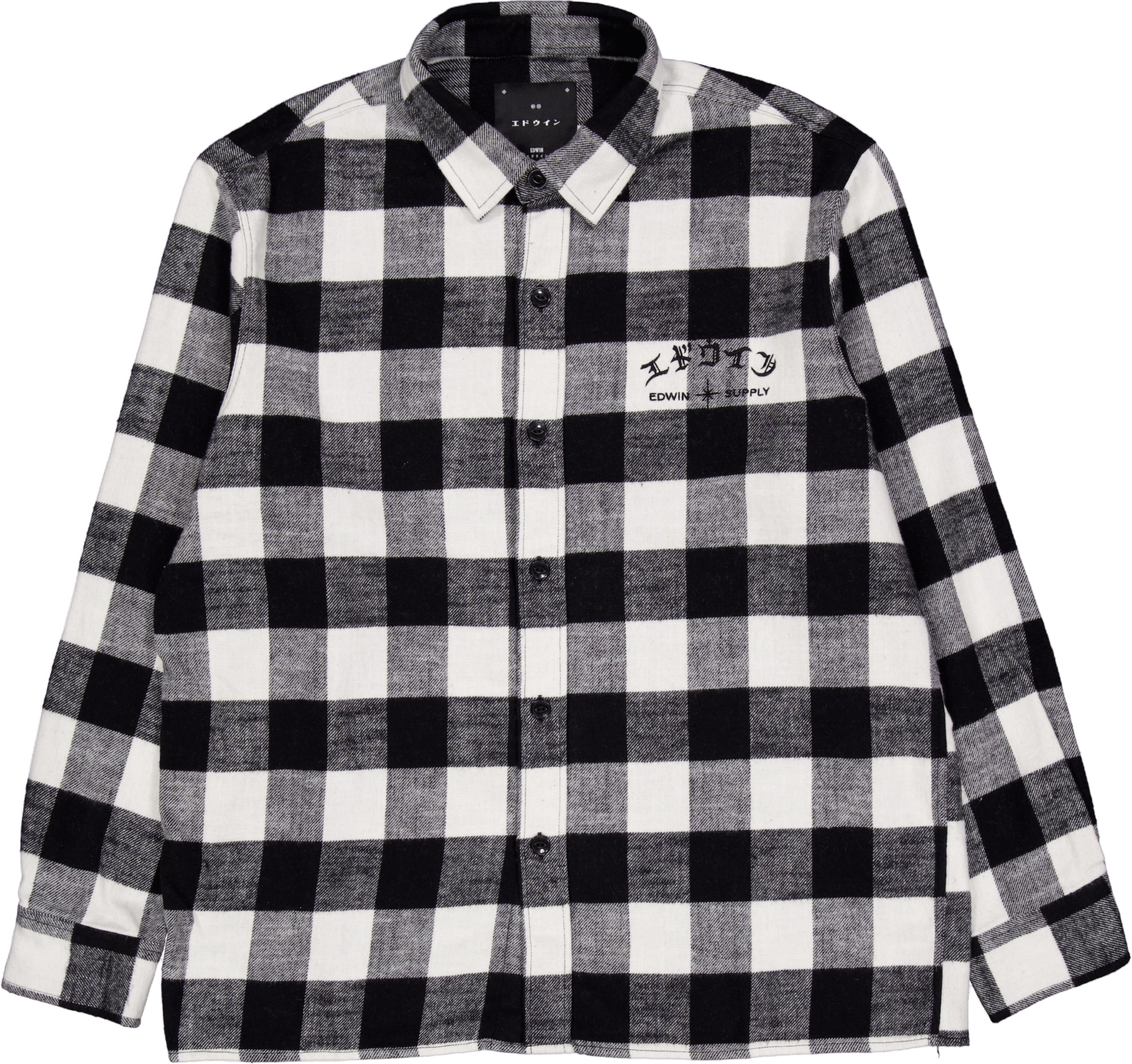 Sebastian Shirt Ls-black / Whi Black / White