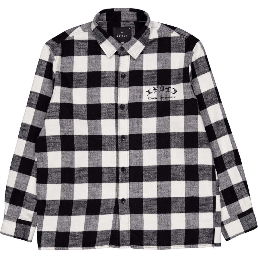 Sebastian Shirt Ls-black / Whi Black / White
