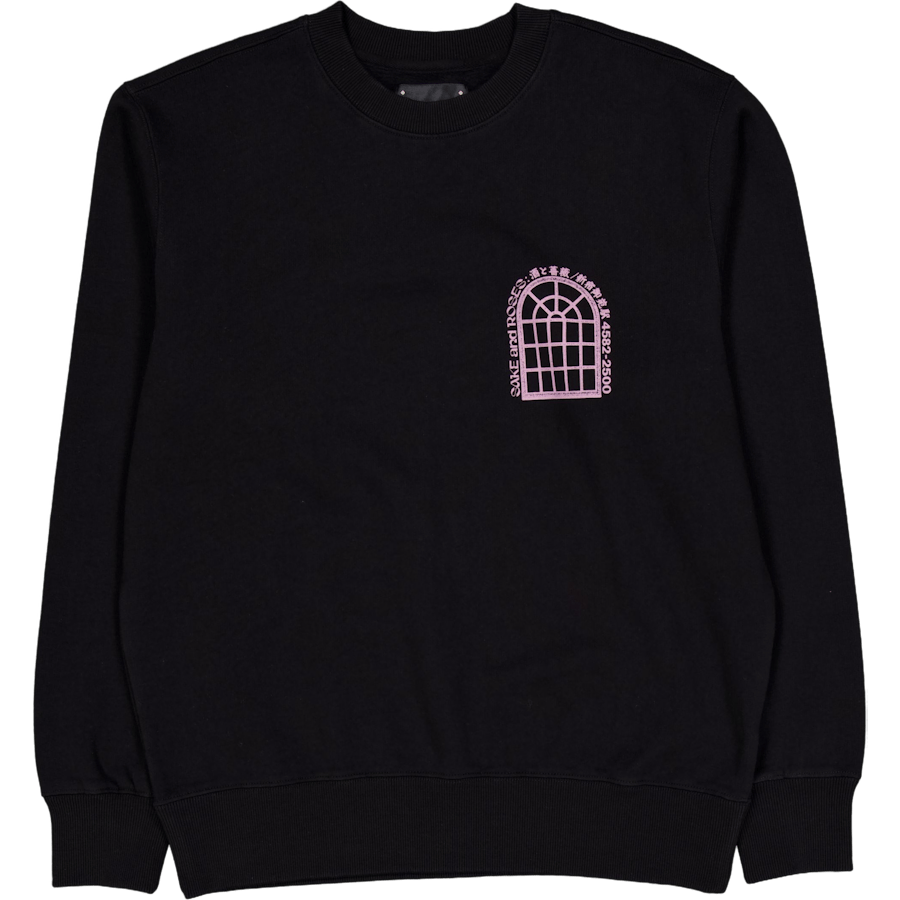 Sake And Roses Sweat-black Black
