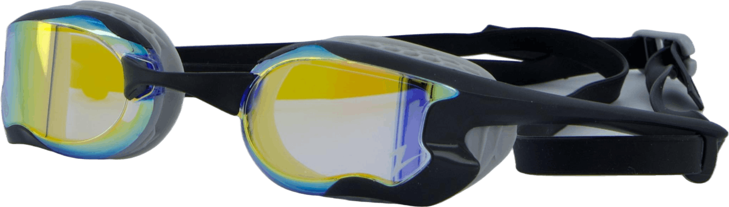 Raptor Hcb Titanium Mirrored Gybkmbl, Unisex, Vybavenie, okuliare, Plávanie, Čierna, Regular