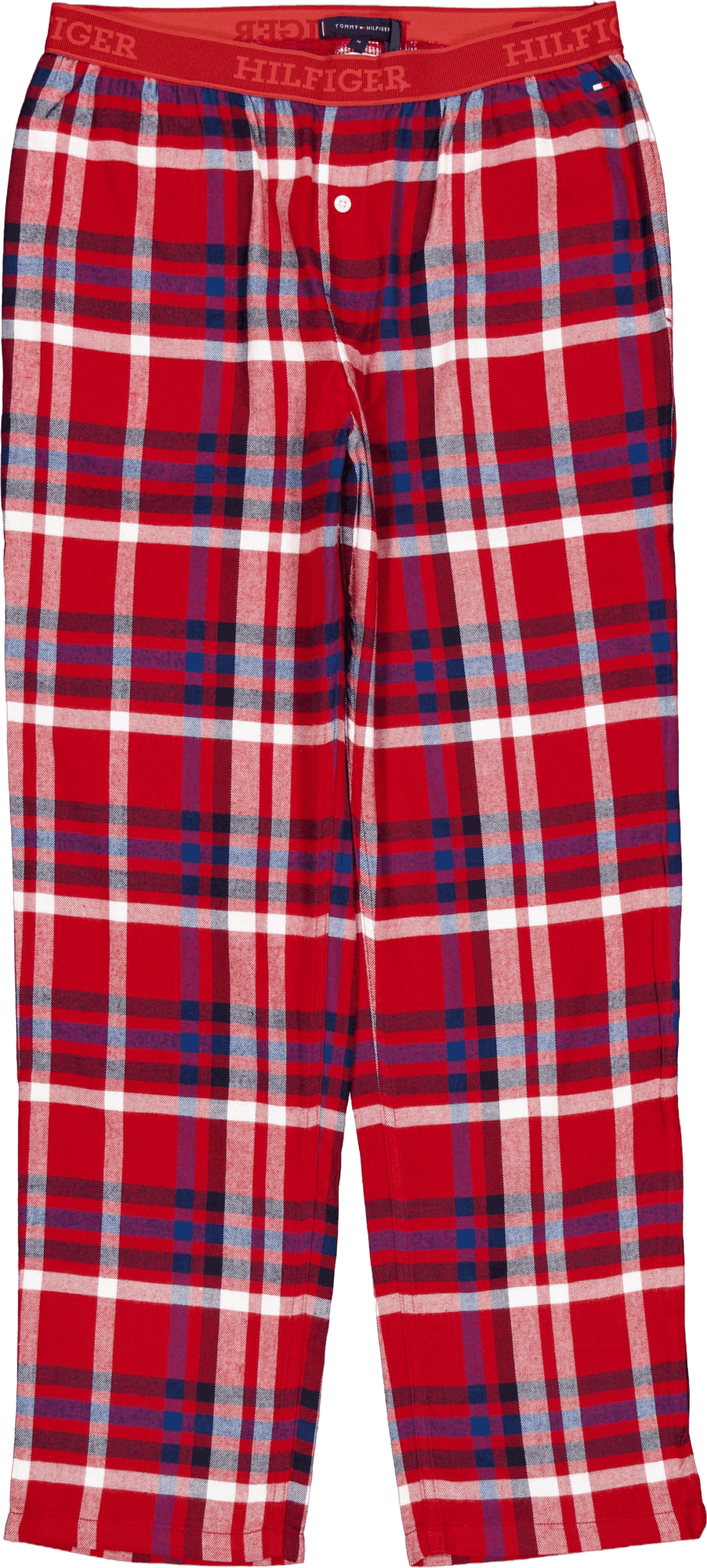 Flannel Pj Pant, Male, Odevy, Doplnky, Červená, XL