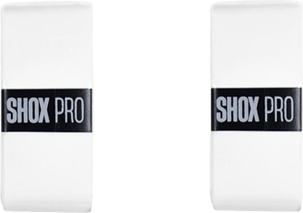 Shox Pro Overgrip 3-pack White, Unisex, Apparatuur, rackets, Padel, Wit, ONESIZE