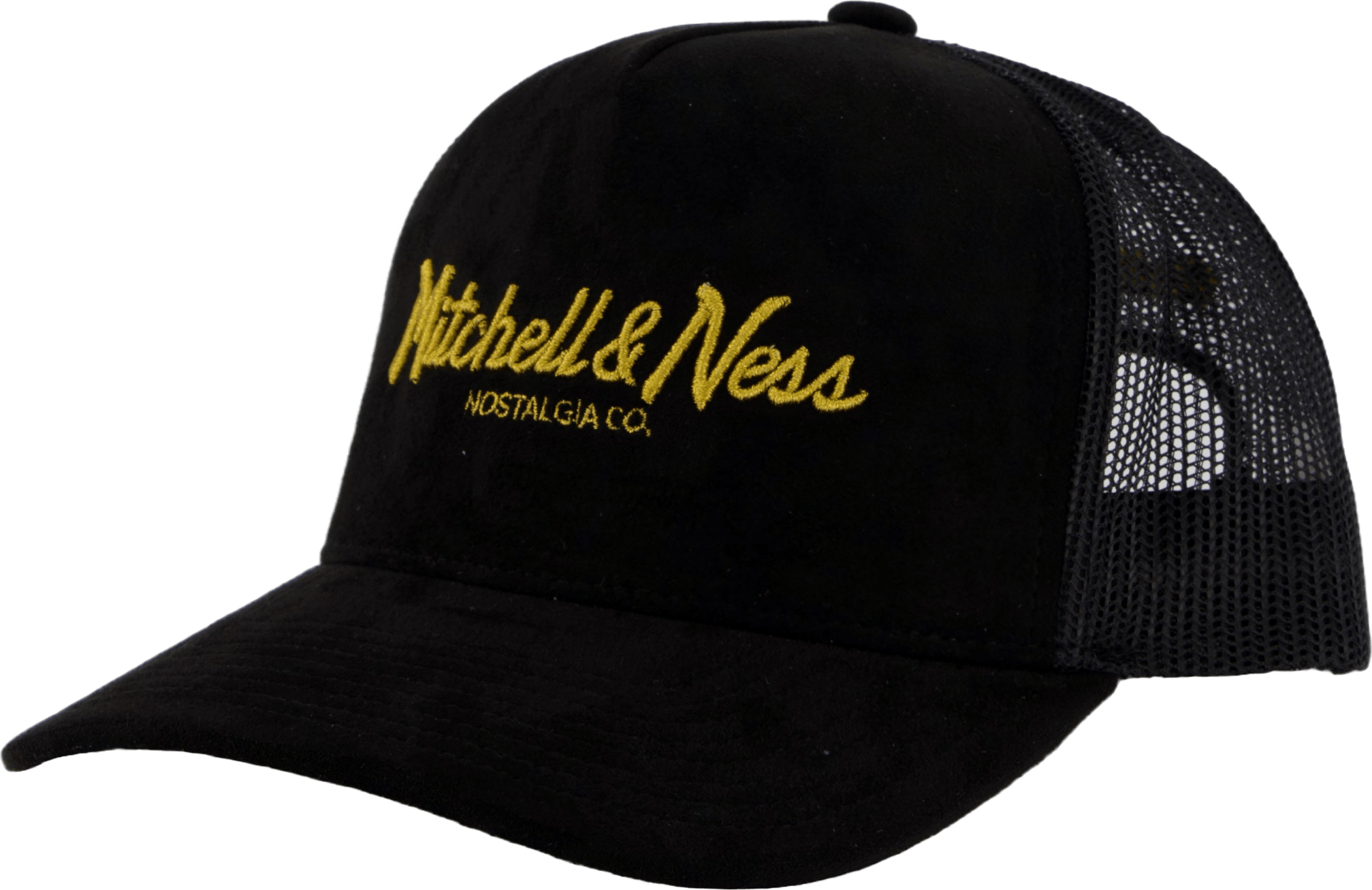 Suede Trucker Black/gold