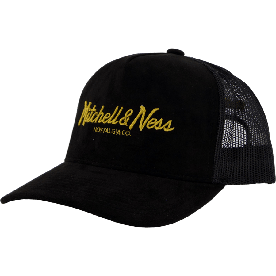 Suede Trucker Black/gold