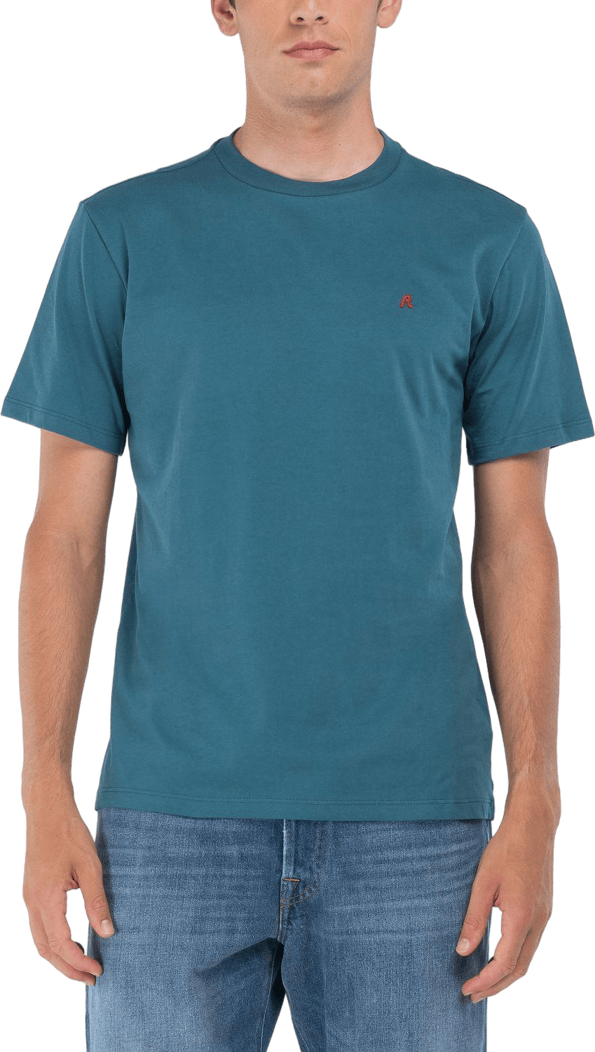 R Tee 386 Atlantic Green, Male, Apparels, Tops, Turquoise, L