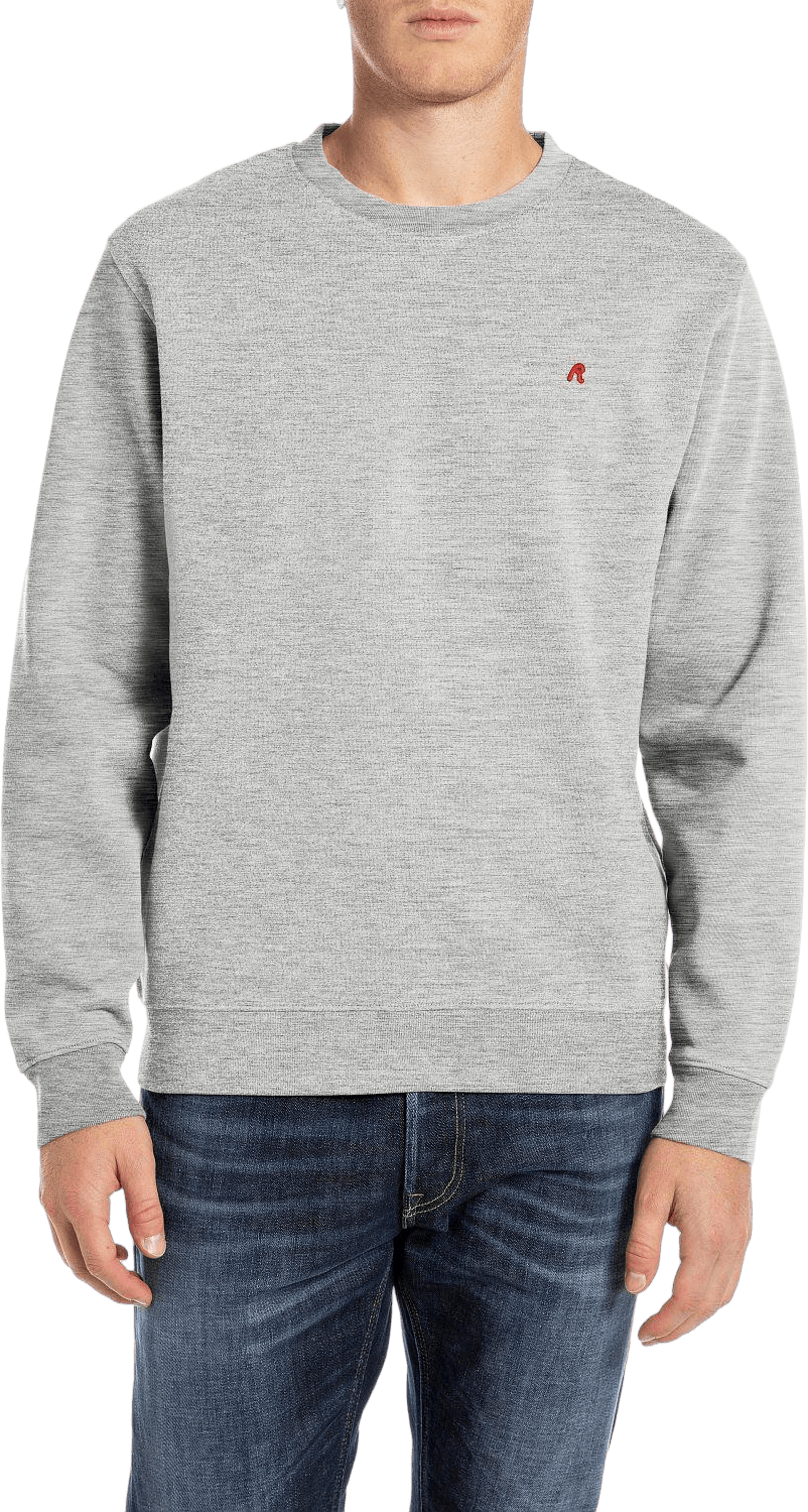 R Sweatshirt M08 Light Grey Melange