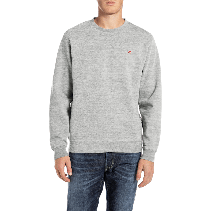 R Sweatshirt M08 Light Grey Melange