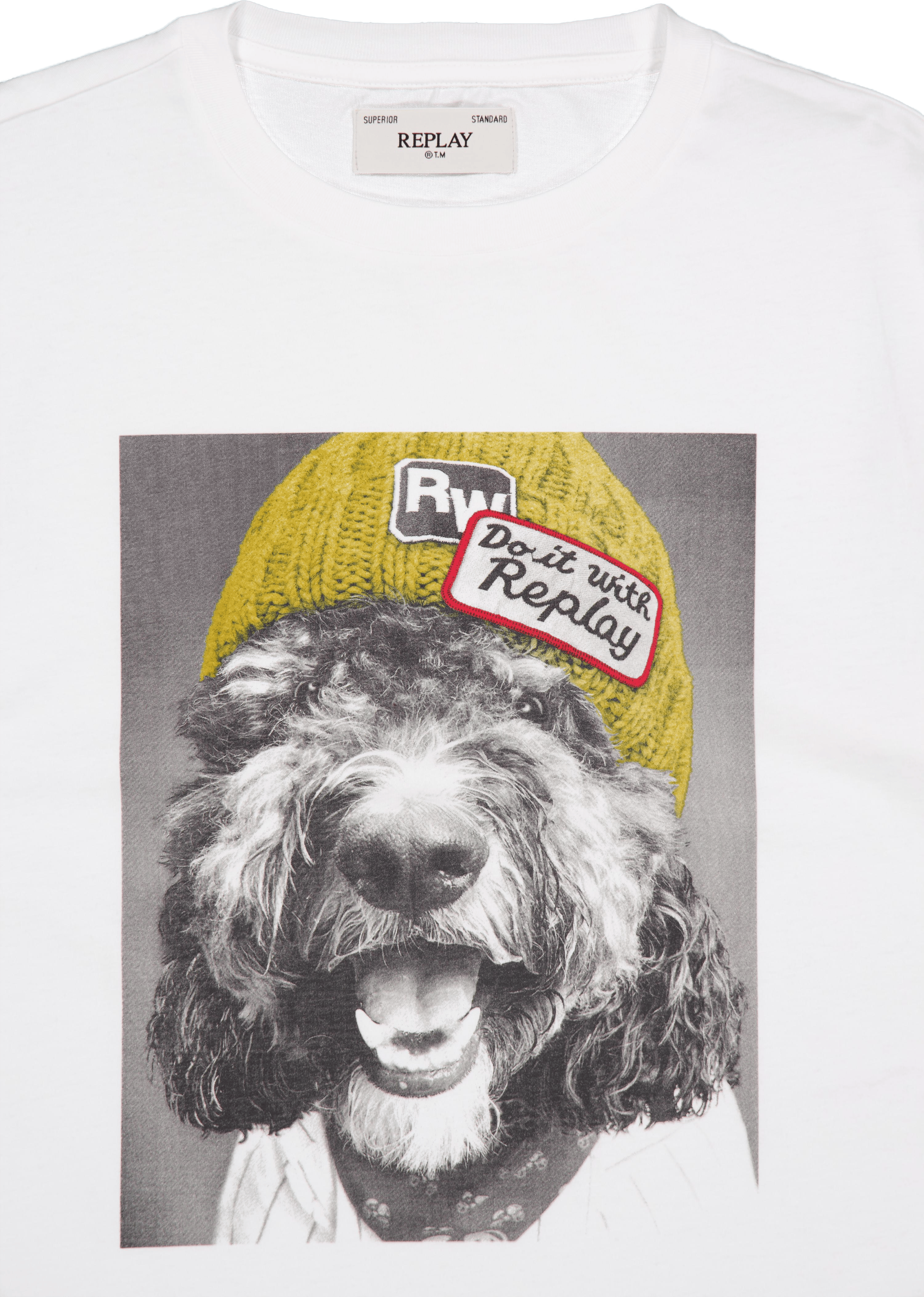 Dog Tee 001 White - Bild 3