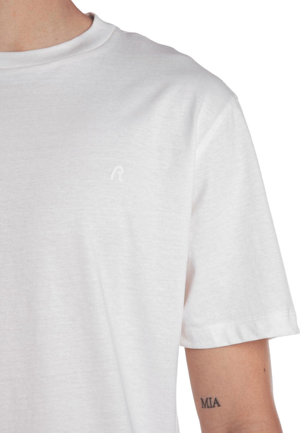 Crew Neck T-shirt 011 Natural White - Bild 3