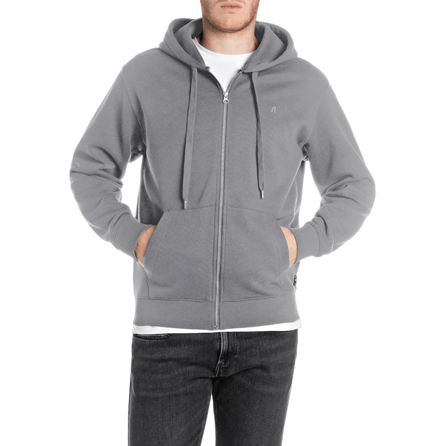 Zip Hoodie 093 Lead Grey