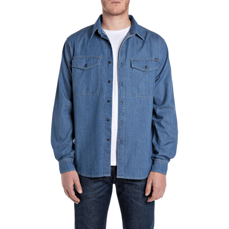 Denim Shirt 009 Medium Blue