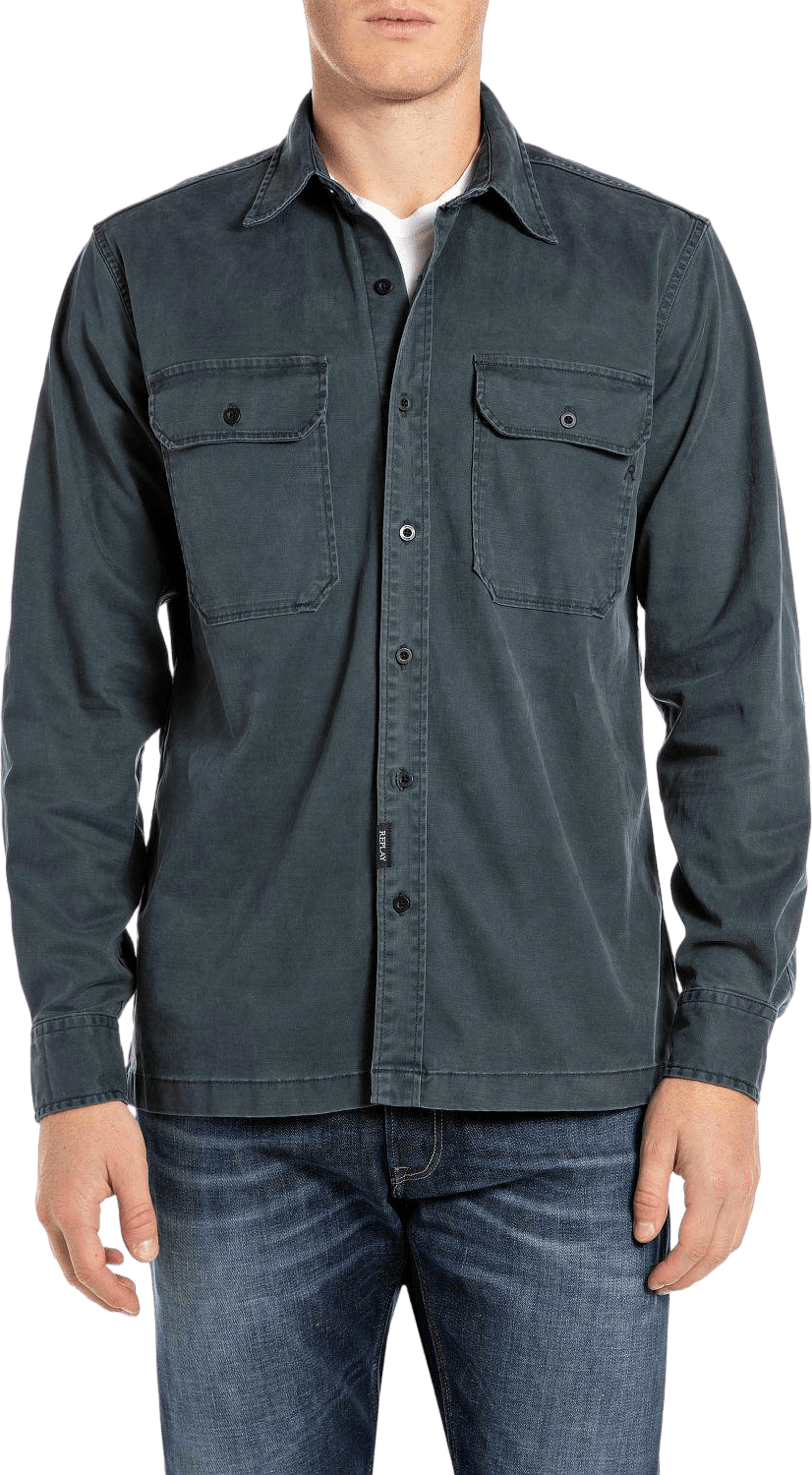 Washed Shirt 094 Ocean Blue