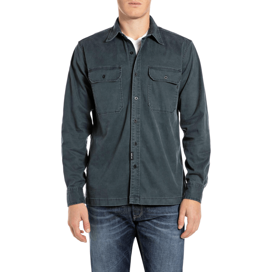 Washed Shirt 094 Ocean Blue