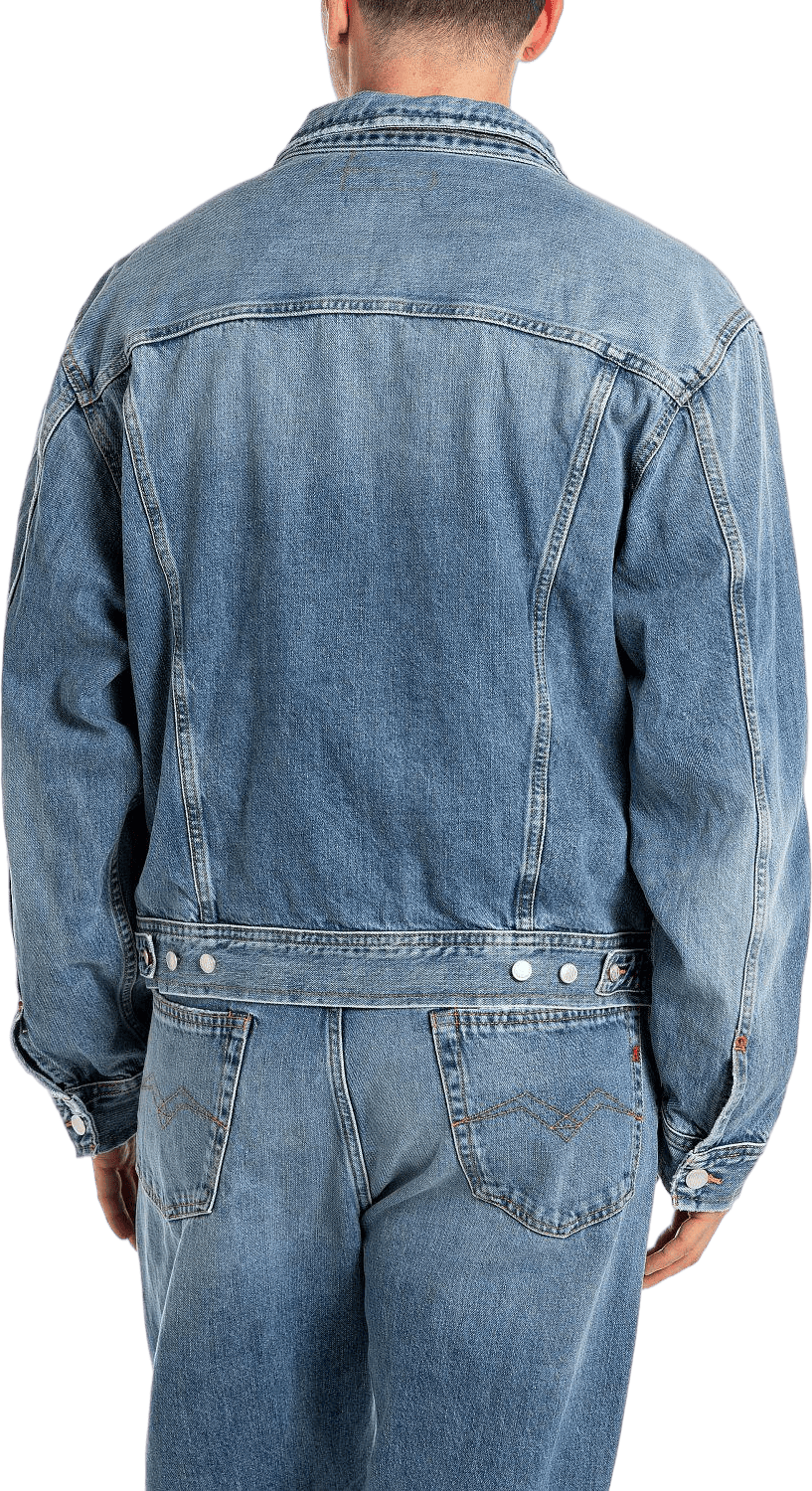 Replay 901 Denim Jacket 099 Medium Blue - Bild 2