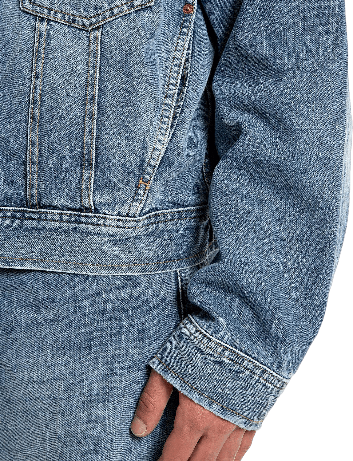 Replay 901 Denim Jacket 099 Medium Blue - Bild 4
