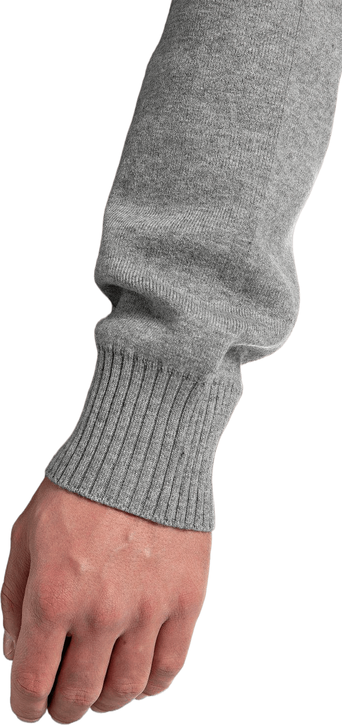 Crew Neck Knit M08 Iron Melange - Bild 3