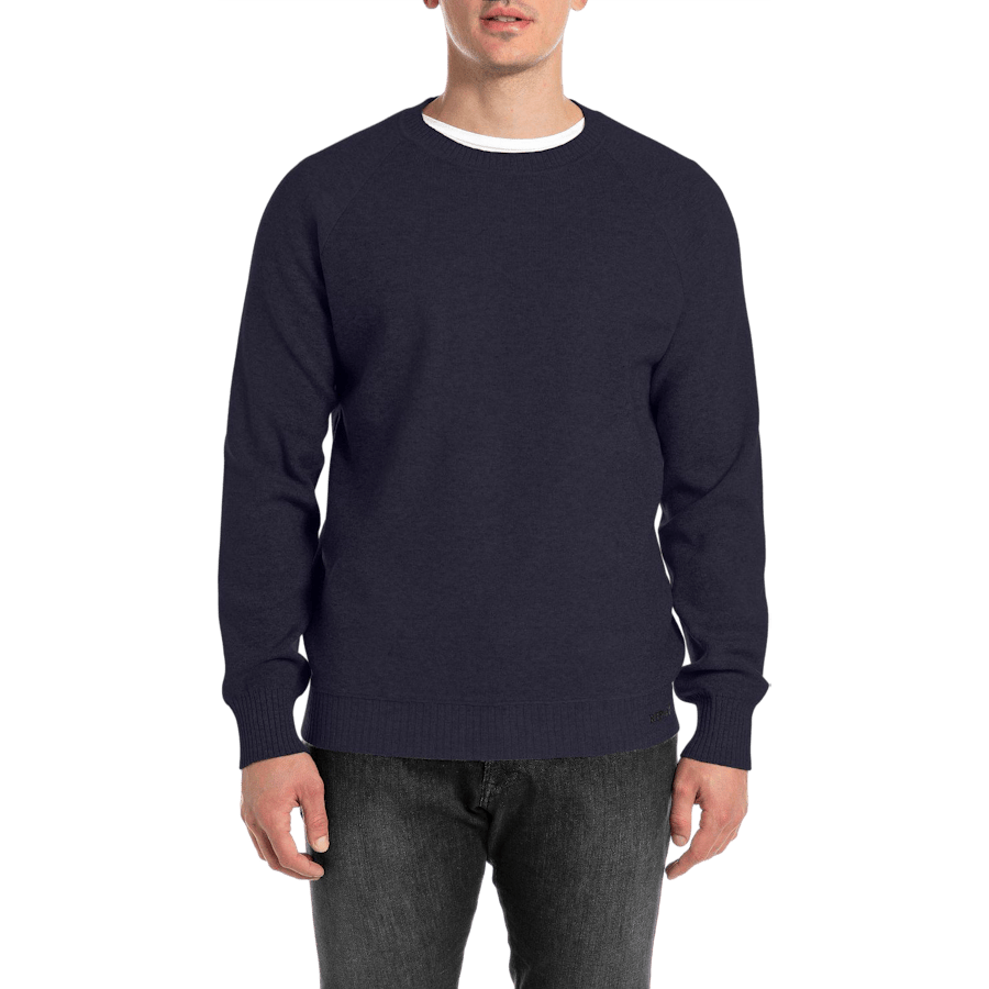 Crew Neck Knit 780 Dark Blue