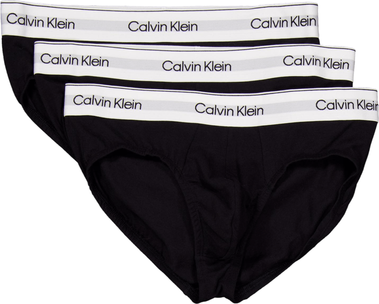 Hip Brief 3pk Black, Black, Black, Male, Vêtements, Sous-vêtements, Noir, L