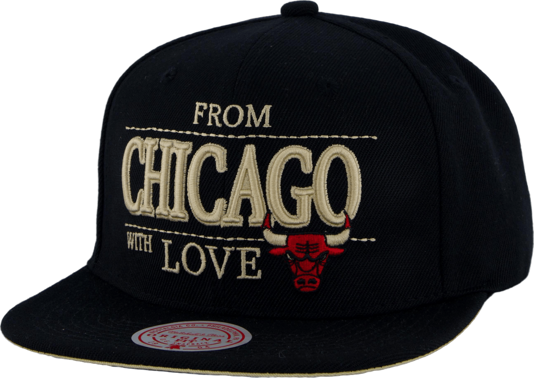 With Love Snapback Chicago Bul Black