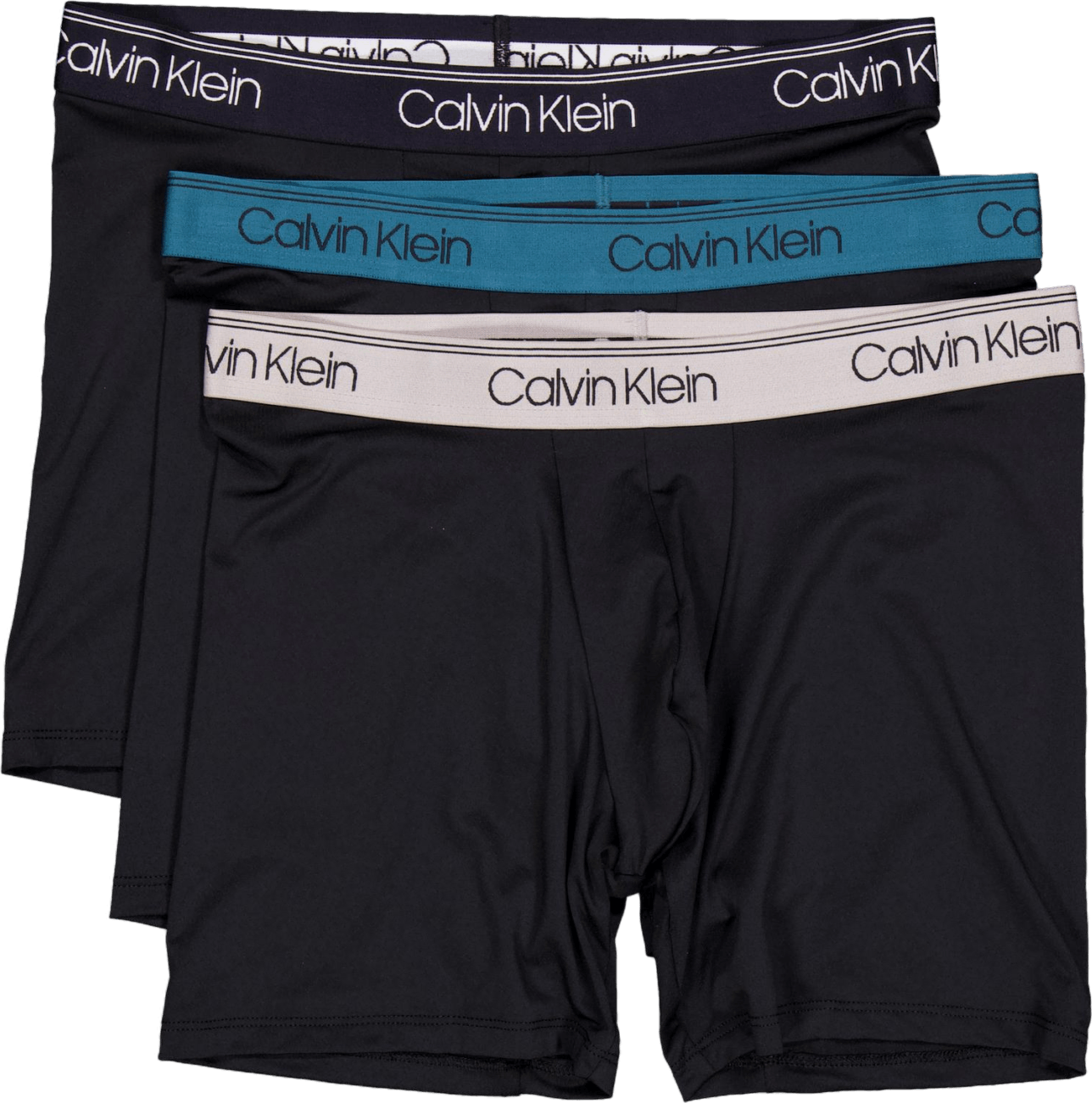 Boxer Brief 3pk B- Black, Ash, Mediterranea Wb, Male, Kleding, Ondergoed, Zwart, S