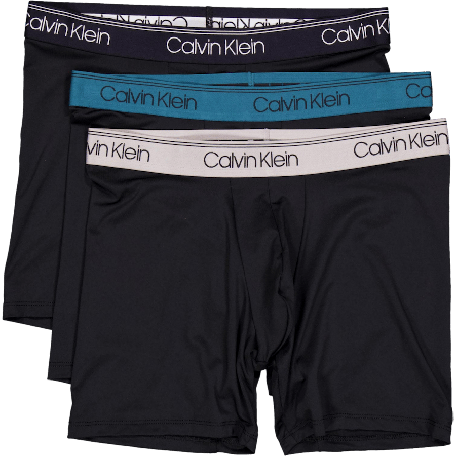 Boxer Brief 3pk B- Black, Ash, Mediterranea Wb