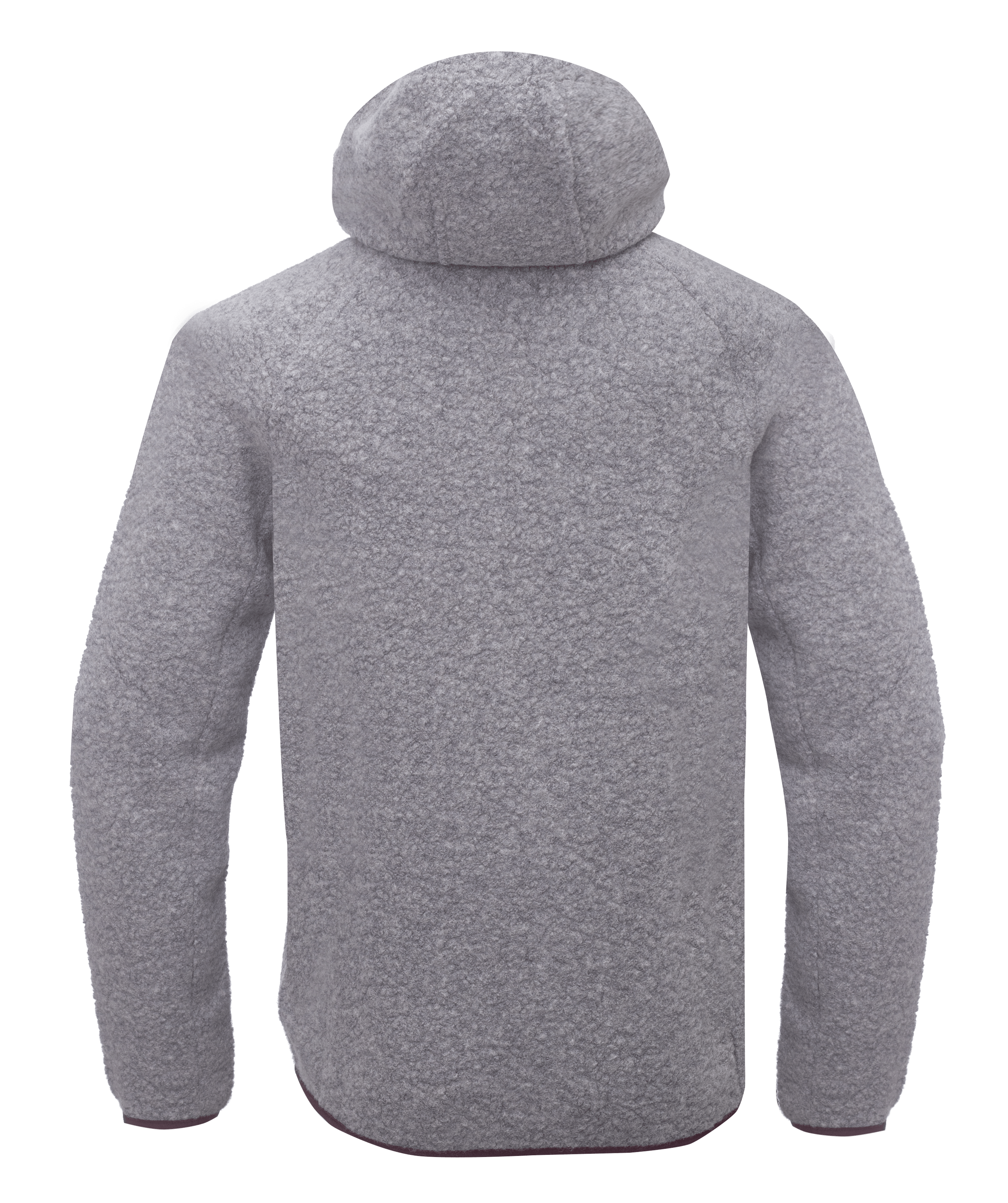 Women’S Wool Pile Hoodie Skord Grey - Bild 3