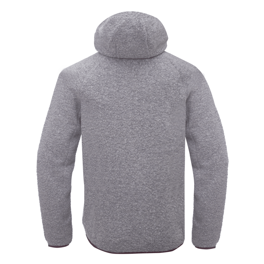 Women’S Wool Pile Hoodie Skord Grey - Bild 3