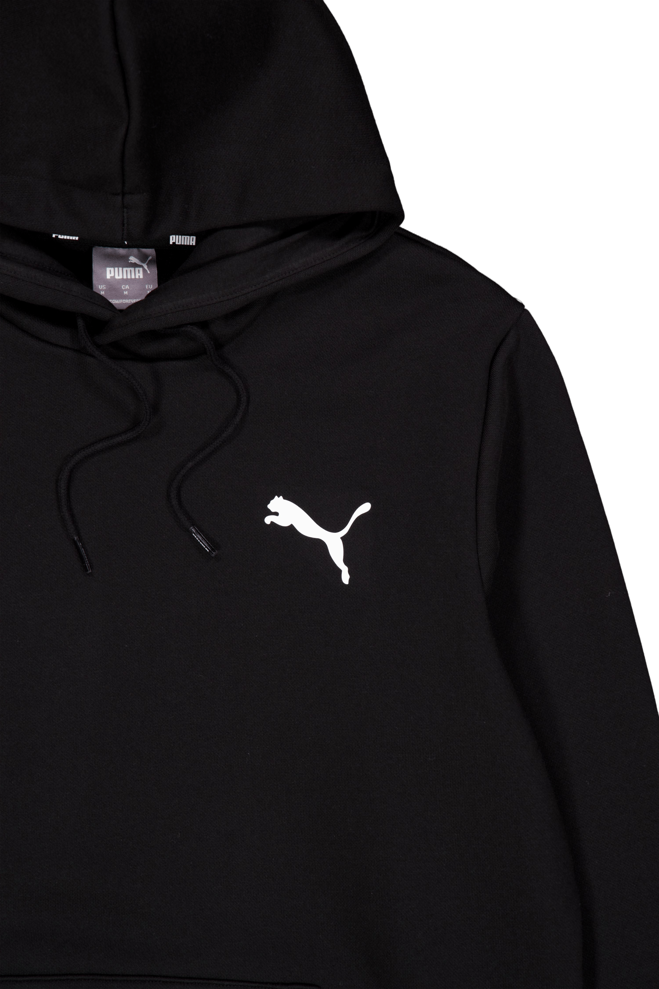 Ess Small Logo Hoodie Fl Puma Black-cat - Bild 3