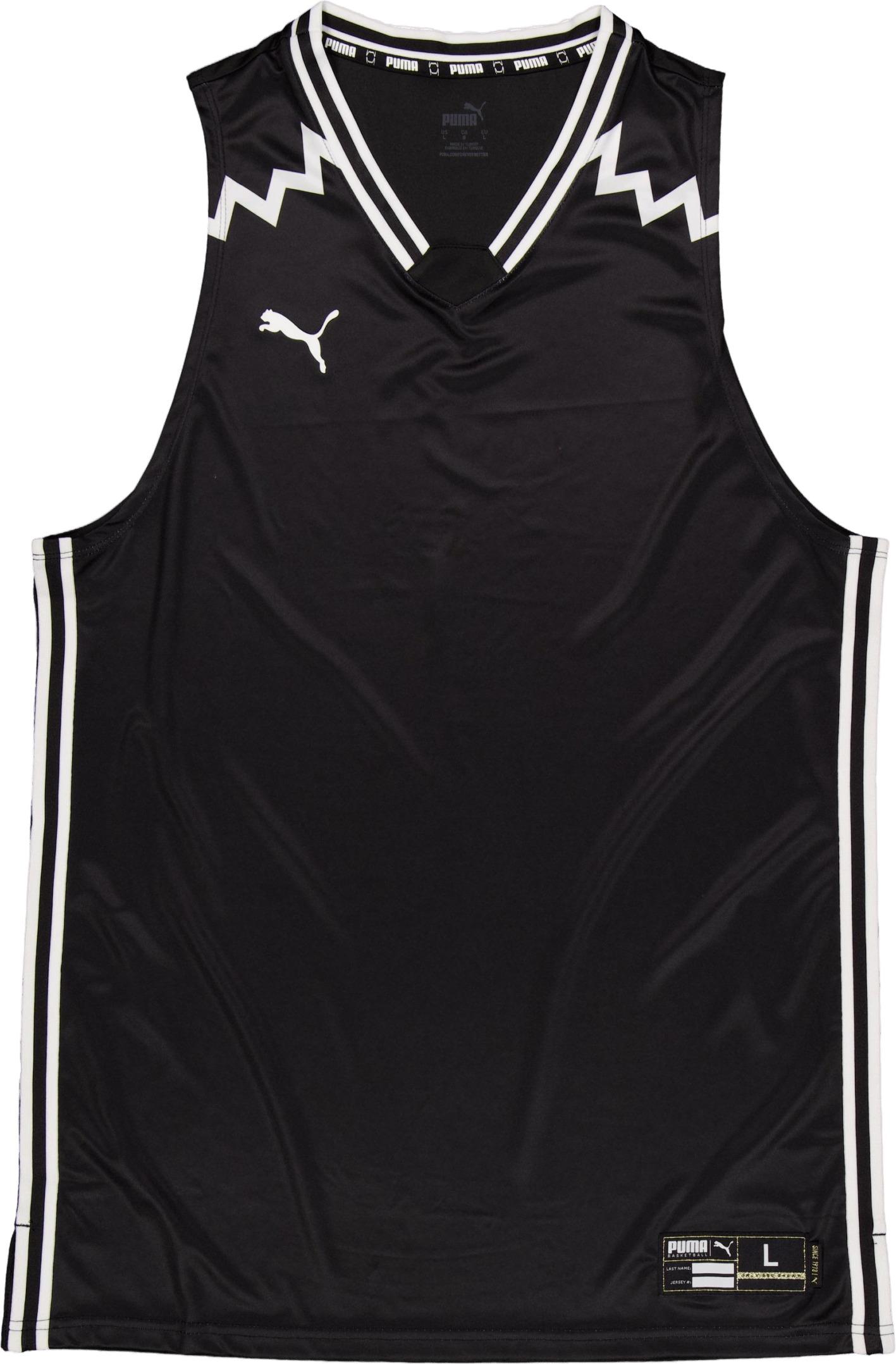 Hoops Team Game Jersey Puma Black