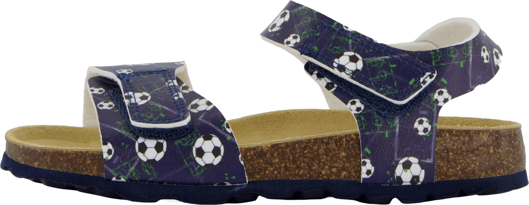 Korkis Sandal Back-strap Blue/multi