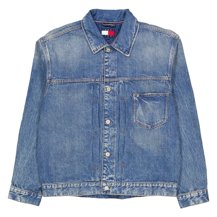 Tjc Drk Stone Wash Ovz Trckr J Denim Medium, Unisex, Vêtements, vestes, Bleu, M