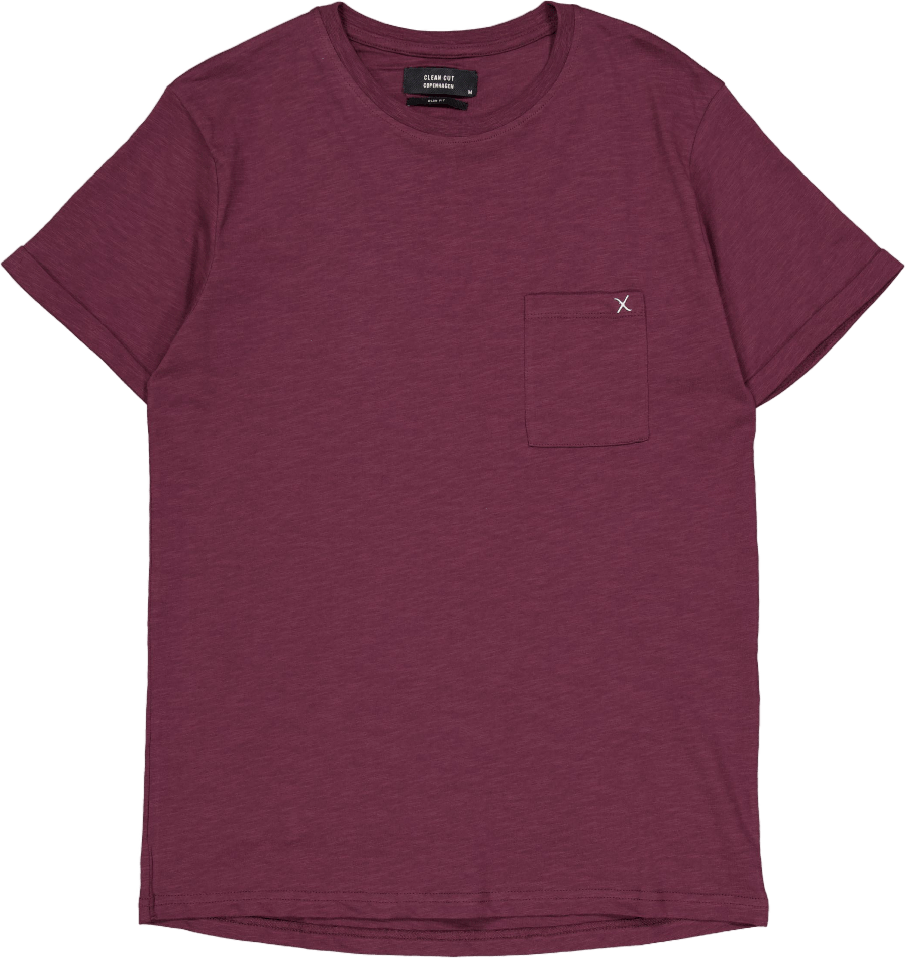 Kolding Organic Tee S/s Dark Plum
