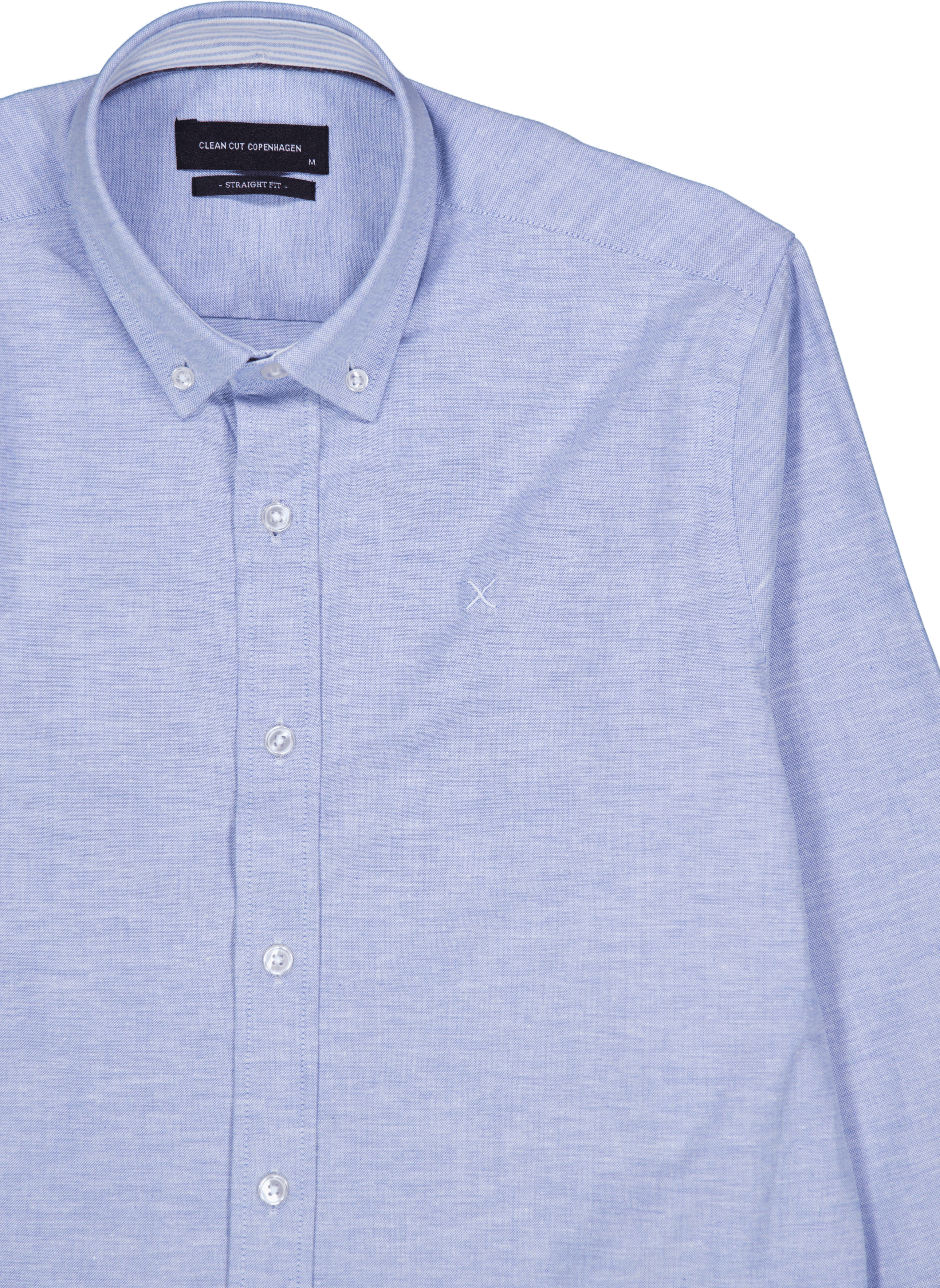 Oxford Stretch Plain L/s Light Blue - Bild 3
