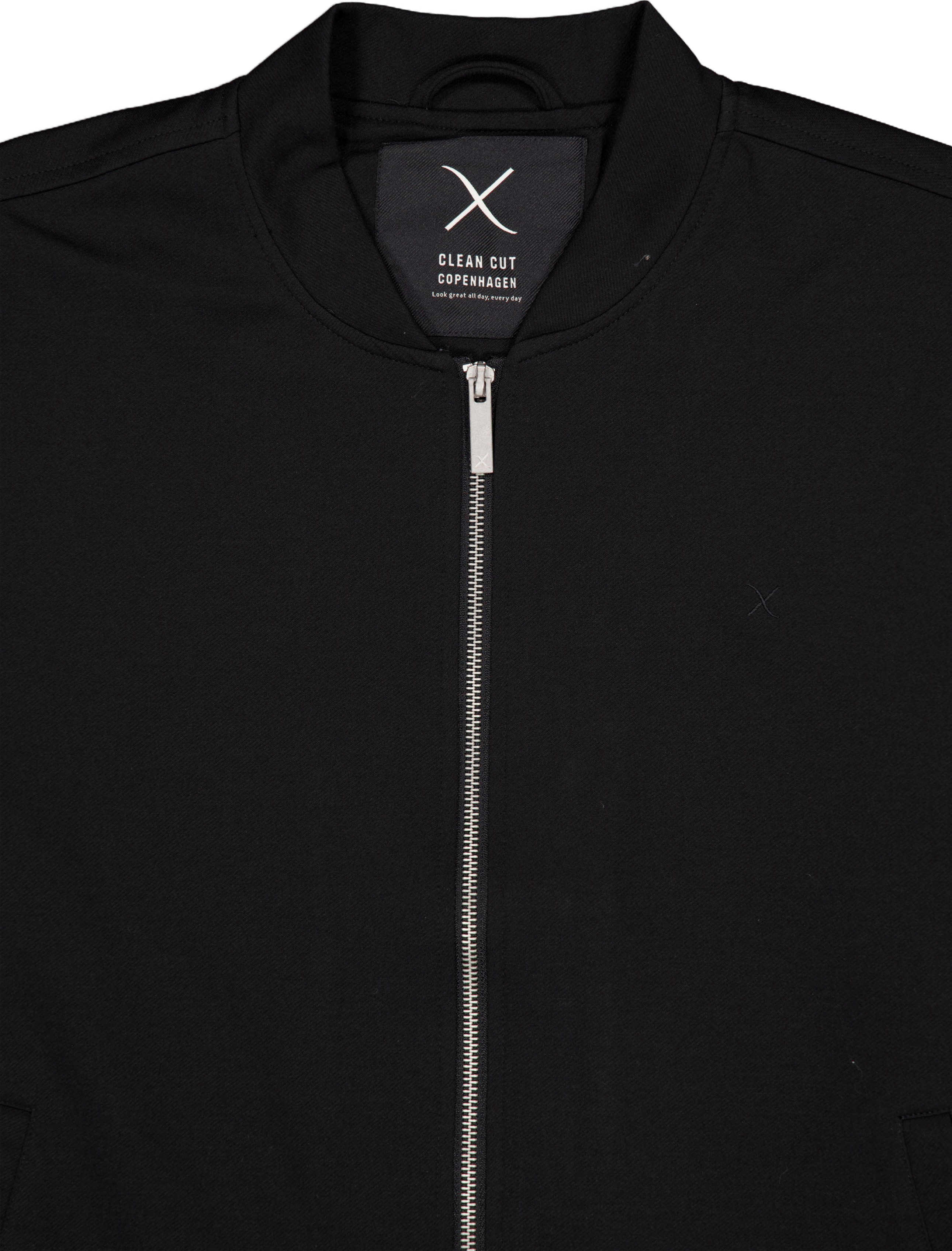 Brendon Jersey Jacket Black - Bild 3